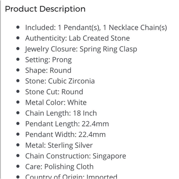 Snowflake Jewelry set Sterling Silver Cubic Zirconia gift boxed - Picture 7 of 9